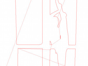 20 DXF File CNC g-code Industrial Laser Cut DECORATIVE PANEL silhouete Nr0116 Model 3D