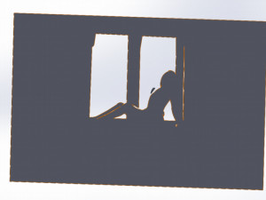 20 DXF File CNC g-code Industrial Laser Cut DECORATIVE PANEL silhouete Nr0116 Model 3D