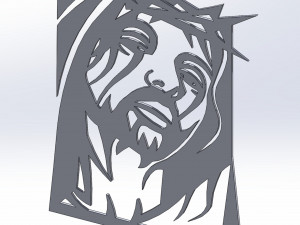 26 DXF file CNC 2 G-CODE Industrial Laser Cut Jesus Church CHRISTIAN Nr0200 Modelo 3D