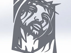 26 file DXF CNC 2 G-CODE Taglio laser industriale Jesus Church CHRISTIAN Nr0200 Modello 3D