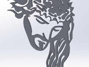 26 DXF file CNC 2 G-CODE Industrial Laser Cut Jesus Church CHRISTIAN Nr0200 Modelo 3D