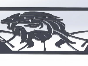 26 DXF file CNC 2 G-CODE Industrial Laser Cut Jesus Church CHRISTIAN Nr0200 3D Model