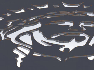 26 DXF file CNC 2 G-CODE Industrial Laser Cut Jesus Church CHRISTIAN Nr0200 Modelo 3D