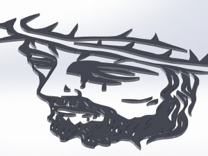 26 DXF file CNC 2 G-CODE Industrial Laser Cut Jesus Church CHRISTIAN Nr0200 Modelo 3D