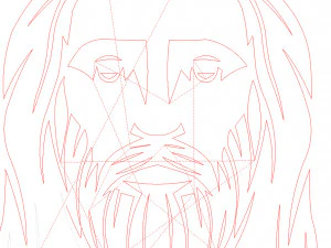 26 DXF file CNC 2 G-CODE Industrial Laser Cut Jesus Church CHRISTIAN Nr0200 3D Model