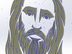 26 DXF file CNC 2 G-CODE Industrial Laser Cut Jesus Church CHRISTIAN Nr0200 Modelo 3D