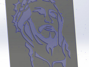 26 DXF file CNC 2 G-CODE Industrial Laser Cut Jesus Church CHRISTIAN Nr0200 Modelo 3D