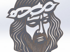 26 DXF file CNC 2 G-CODE Industrial Laser Cut Jesus Church CHRISTIAN Nr0200 Modelo 3D