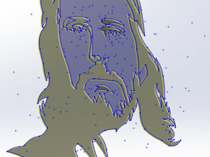 26 DXF file CNC 2 G-CODE Industrial Laser Cut Jesus Church CHRISTIAN Nr0200 Modelo 3D