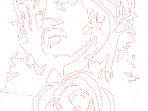 26 DXF file CNC 2 G-CODE Industrial Laser Cut Jesus Church CHRISTIAN Nr0200 3D Model