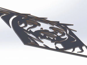 26 DXF file CNC 2 G-CODE Industrial Laser Cut Jesus Church CHRISTIAN Nr0200 3D Model