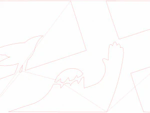 26 DXF file CNC 2 G-CODE Industrial Laser Cut Jesus Church CHRISTIAN Nr0200 3D Model