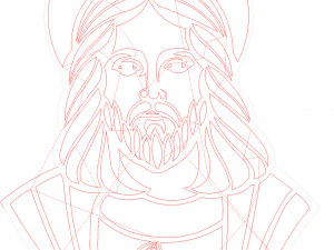 26 DXF file CNC 2 G-CODE Industrial Laser Cut Jesus Church CHRISTIAN Nr0200 3D Model
