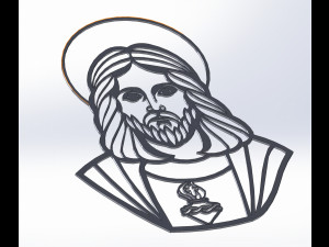 26 DXF file CNC 2 G-CODE Industrial Laser Cut Jesus Church CHRISTIAN Nr0200 Modelo 3D