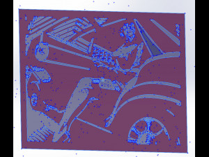 10 File DXF CNC g-code Industrial Laser Cut BRUTAL ANIME Vector Plasma Nr0201 Model 3D