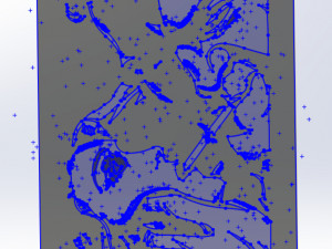 10 File DXF CNC g-code Industrial Laser Cut BRUTAL ANIME Vector Plasma Nr0201 Model 3D
