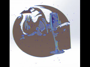 10 arquivos DXF CNC c&oacute;digo g corte a laser industrial BRUTAL ANIME vetor plasma Nr0201 Modelo 3D