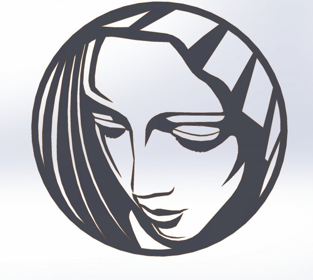 10 DXF file CNC 2 G-CODE Industrial Laser Virgin Mary Church CHRISTIAN Nr0210 3D-Modell .c4d .max .obj .3ds .fbx .stl .blend 