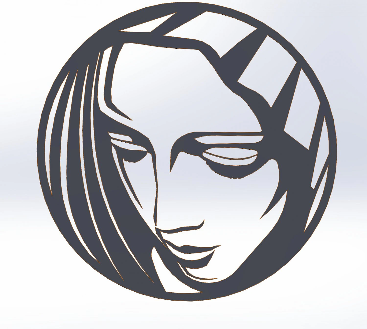 10 DXF file CNC 2 G-CODE Industrial Laser Virgin Mary Church CHRISTIAN Nr0210 3D Model .c4d .max .obj .3ds .fbx .stl .blend 