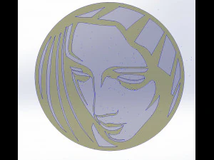 10 DXF file CNC 2 G-CODE Industrial Laser Virgin Mary Church CHRISTIAN Nr0210 3D Model
