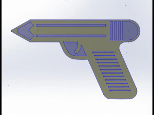 16 DXF file CNC 2 G-CODE Industrial Laser ROUTER VINYL VECTORIAL POP ART Nr0310 3D Model