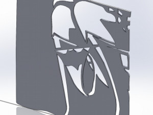 16 DXF file CNC 2 G-CODE Industrial Laser ROUTER VINYL VECTORIAL POP ART Nr0310 Modelo 3D