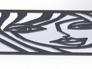 41 DXF file CNC 2 G-CODE Industrial Laser Cut FINE ART COLECTION Nr0410 3D Модель