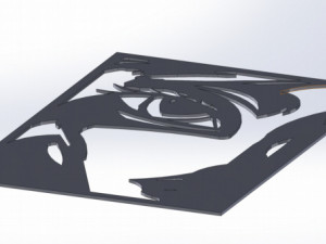 41 DXF file CNC 2 G-CODE Industrial Laser Cut FINE ART COLECTION Nr0410 3D Модель