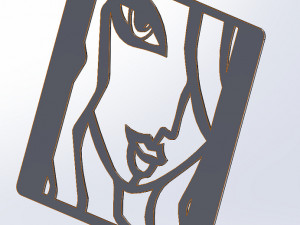 41 DXF file CNC 2 G-CODE Industrial Laser Cut FINE ART COLECTION Nr0410 3D Модель