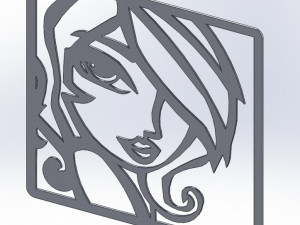41 DXF file CNC 2 G-CODE Industrial Laser Cut FINE ART COLECTION Nr0410 3D Модель