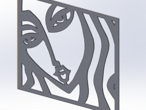 41 DXF file CNC 2 G-CODE Industrial Laser Cut FINE ART COLECTION Nr0410 3D Модель