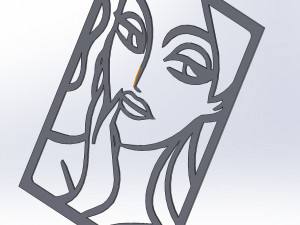 41 DXF file CNC 2 G-CODE Industrial Laser Cut FINE ART COLECTION Nr0410 3D Модель