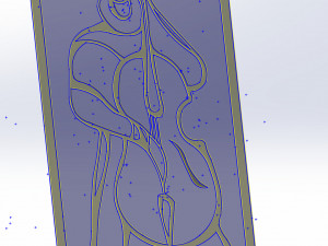 29 DXF File CNC g-code Industrial Laser Router Plasma Abstract Music Nr0510 3D Model