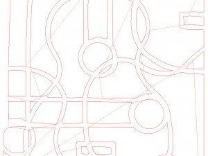 29 DXF File CNC g-code Industrial Laser Router Plasma Abstract Music Nr0510 3D Model