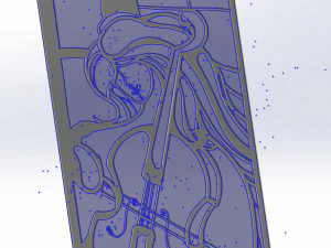 29 DXF File CNC g-code Industrial Laser Router Plasma Abstract Music Nr0510 3D Model