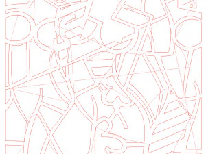10 DXF File CNC g-code Industrial Laser Abstract Woman Art Nr1 Router Nr0520 3D Model