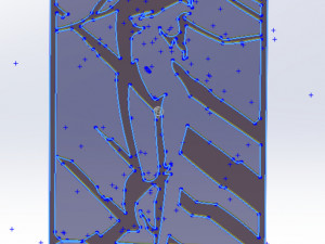 10 DXF File CNC g-code Industrial Laser Cut WOMEN Vinil PANEL Nr0525 3D Model