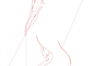 18 DXF-Datei CNC G-Code Industrial Laser Cut WOMEN Vinil PANEL Nr0527 3D Modell