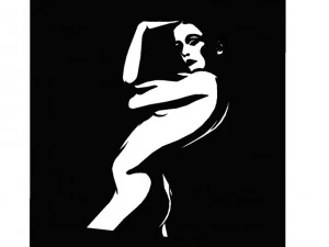 18 DXF-Datei CNC G-Code Industrial Laser Cut WOMEN Vinil PANEL Nr0527 3D Modell