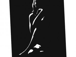 18 DXF File CNC g-code Industrial Laser Cut WOMEN Vinil PANEL Nr0527 3D Модель