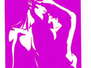 11 DXF File CNC g-code Industrial Laser Cut WOMEN Vinil PANEL Nr0528 3D Model