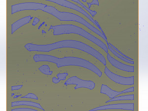 12 DXF File CNC g-code Industrial Laser Cut Vinil WOMEN decorative PANEL Nr0530 3Dモデル