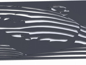 12 DXF File CNC g-code Industrial Laser Cut Vinil WOMEN decorative PANEL Nr0530 3Dモデル