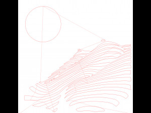 12 DXF File CNC g-code Industrial Laser Cut Vinil WOMEN decorative PANEL Nr0530 3Dモデル