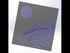 12 DXF File CNC g-code Industrial Laser Cut Vinil WOMEN decorative PANEL Nr0530 3Dモデル