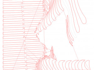 12 DXF File CNC g-code Industrial Laser Cut Vinil WOMEN decorative PANEL Nr0530 3Dモデル