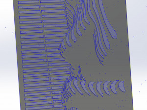 12 DXF File CNC g-code Industrial Laser Cut Vinil WOMEN decorative PANEL Nr0530 3Dモデル