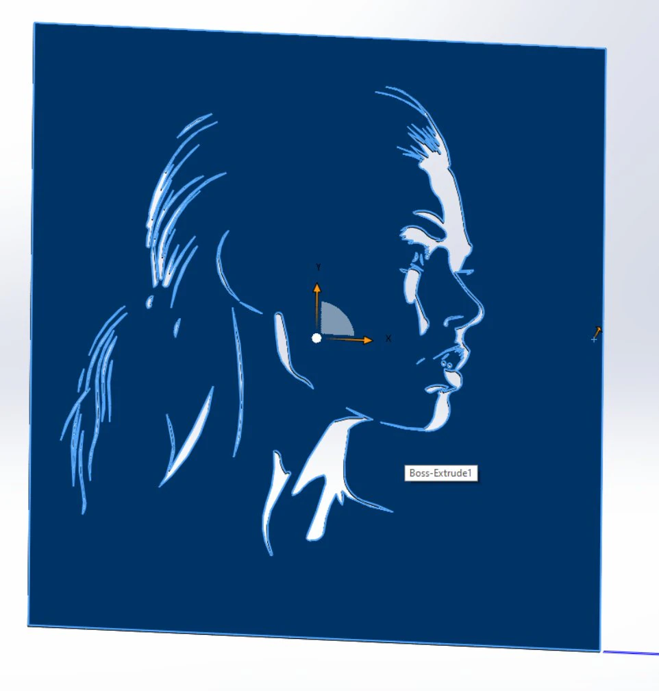 18 File DXF CNC g-code Industrial Laser Cut WOMANS FACE Vector Plasma Nr0541 3D Model .c4d .max .obj .3ds .fbx .stl .blend 