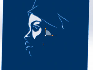 18 File DXF CNC g-code Industrial Laser Cut WOMANS FACE Vector Plasma Nr0541 3D Model