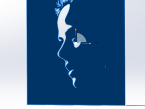 18 File DXF CNC g-code Industrial Laser Cut WOMANS FACE Vector Plasma Nr0541 Modelo 3D